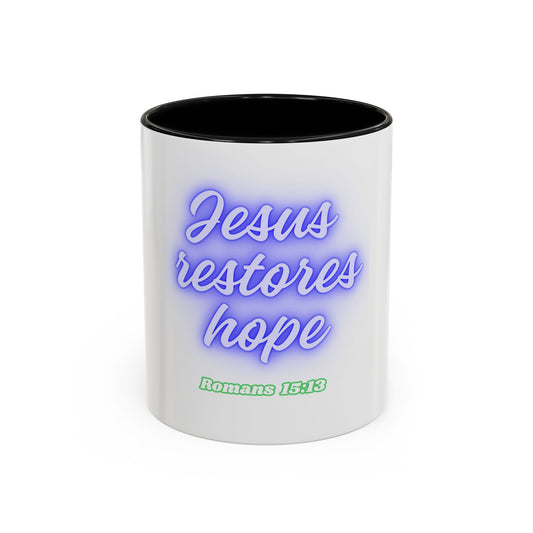 Jesus Restores Hope - Christian Mug