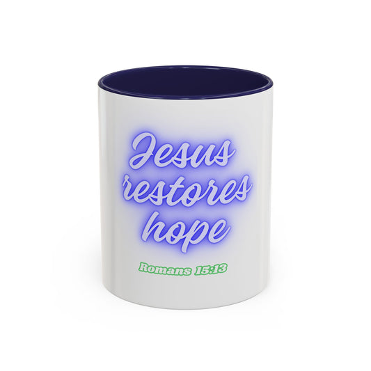 Jesus Restores Hope - Christian Mug